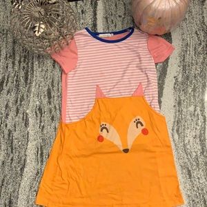 Girl Sunshine swing fox 🦊 dress SZ 6